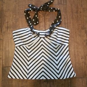 Black House White Market striped top